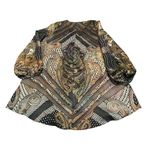 Lavender Brown  long sleeve shirt dress Photo 3