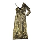 Bardot  - Aurel One-shoulder Metallic Gown In Gold Photo 3