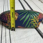 nwot // tropical leaf pineapple cosmetic case for bag or travel Photo 10