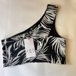 ZARA  Women’s One Shoulder Palm Print Jacquard Cross Over Crop Top Sz M  
NWT Photo 9