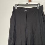 Eileen Fisher Black Wide Leg Pants High Waist Minimal Trouser Officewear Career Photo 1