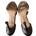 Manolo Blahnik ESPINADO Dorsay Grey Metallic Strappy Women's Shoes Photo 6