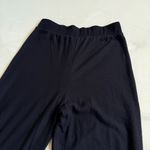 Project Social T  Brushed Wide Leg Pants in Black Photo 4