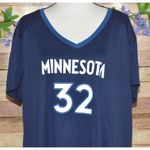 Fanatics Womens Blue Minnesota Timberwolves Towns #32 Jersey Shirt Top Size 2XL Photo 1