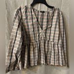 Rails  Noella Stockholm Check Blouse - NWOT - Size Large Photo 3