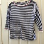 Rebecca Malone FINAL MARKDOWN Ladies  striped tee medium Photo 0