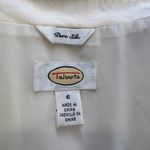 Talbots Vintage  Silk Satin Ivory Jacket Photo 2
