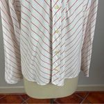 ETRO Stripe Button Down Shirt White Size M Photo 3