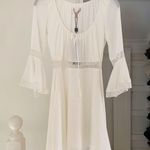 For Love & Lemons X Revolve Angelina Mini Dress in Ivory NWT Photo 9