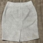 The Limited  Skirt Women’s Gray White Tweed Wool Blend Accent Button Lined Photo 6
