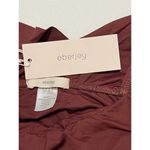 Eberjay Eberjey Jane Solid Port Ruffle Sleeve Bikini Top Swimsuit Burgundy Red Large Photo 7