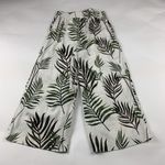 Joie  Palm Print Linen Blend Wide Leg Cropped Pant 4 Photo 6