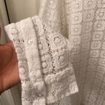 ASOS  Top Design Crochet button-up long sleeves White size Large  Photo 4