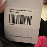 Princess Polly Mini Skirt Leather Black Photo 3