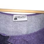 Disney  Parks Womens Purple Mickey Mouse Scoopneck Sweatshirt Top Sz L Christmas‎ Photo 2