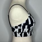 PINK - Victoria's Secret PINK VICTORIA’S SECRET Ultimate Unlined Bralette XS Black White Graphic Photo 4