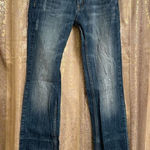 Armani Exchange J57 Ultra Low Rise Faded Wash Straight Leg Jeans, 6R Photo 0