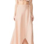 Miguelina Ballerina High Low Skirt Light Pink Womens Size Small Photo 1