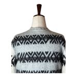 All Saints Sweater Women XS Ivory Gray Wool Alpaca Knit Nordic Catalina Jumper Photo 4