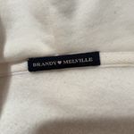 Brandy Melville  white hoodie maybe worn once Photo 1