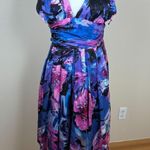 Adrianna Papell Adrianna Papell Occasions Floral Print Dress Size 14 (may have had alterations) Photo 0