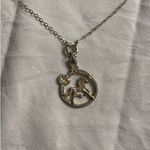 None Sterling Silver Unicorn Pendant Necklace Equine Charm 18” Chain Photo 2