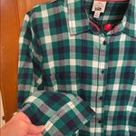 st. john's bay ✅✅✅BOGOHO ✅✅✅St. John’s Bay Green and Blue Plaid Button-Up Shirt-XXL Photo 4