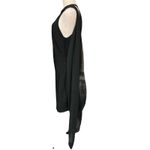 Venus  Women's Sleeveless Sheer Casual Trendy High Low Hem Dress Black Size 10 Photo 10