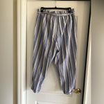 Forever 21 Blue Striped Linen Pants Size 2X Photo 1