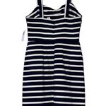 Old Navy  size small bodycon dress blue white striped sweetheart neckline new NWT Photo 4
