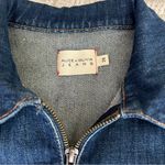 Alice + Olivia Blue Zip Front Denim Jumpsuit Photo 6