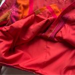 Alfred Dunner  Women’s Red Patchwork Beaded Stitched Linen Button Up Jacket Sz 14 Photo 6