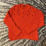 Loro Piana  Valencia Cable Knit Cotton Sweater In Orange size M Photo 1