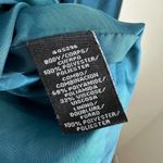 Monique Lhuillier Teal Mesh Formal Gown Sleeveless mesh insert Formal Dress 16 Photo 12