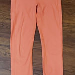Vuori  Womens Orange High-Waisted Athletic Chic Casual Workout Pants Size Small Photo 0