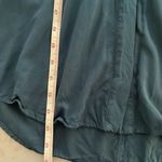 Lou & grey blue button up roll tab sleeve cinch waist shirt dress pockets XS Photo 13