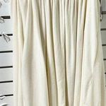 Majorelle Sleeveless Tie Shoulder Pleated Maxi Slip Dress Cream Women's Size M Photo 5