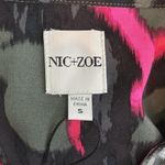 Nic+Zoe  Vibrant Pinks , black & grey button down Blouse Photo 10
