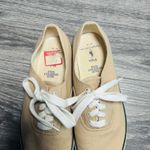 Polo Ralph Lauren Vintage Sneakers Women's 10B Tan Canvas Lace Up Casual Shoes Size 10 Photo 4