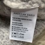 American Eagle Cropped CrewNeck Knit Sweater Gray Size XXS Photo 3