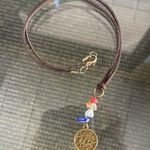 NWT Virgo zodiac sign necklace healing gemstones carnelian lapis moonstone Photo 0