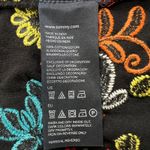 Tommy Hilfiger Black Dress Womens Large Floral Embroidered Sleeveless Casual Photo 3