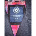 American Eagle  Outfitters Charcoal Gray Wool Blend Pea Coat Women's Size S‎ Photo 3