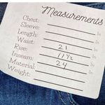 Lane Bryant Distressed Boyfriend Capri Stretch Jeans 5 Pocket Zip Button 22 Blue Photo 6