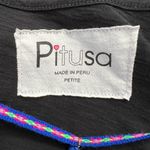 Pitusa Evil Eye Beaded‎ Open Back Black Maxi Dress Size Petite Photo 4