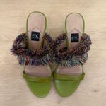 Zac Posen  Multicolor Fringe Green Heels  Photo 0