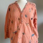 Johnny Was  Pete&Greta | Coral Embroidered Blouse - S Photo 0