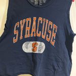 Original Retro Brand Navy and Orange Syracuse Muscle Tee Blue Size M Photo 0