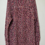 Altar'd State Women Sz L Sweater Oversized Colorful Crochet Chunky Knit Crewneck Photo 0