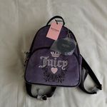 Juicy Couture 𐙚 Dusty Violet/Chocolate Heritage Backpack NWT Photo 0